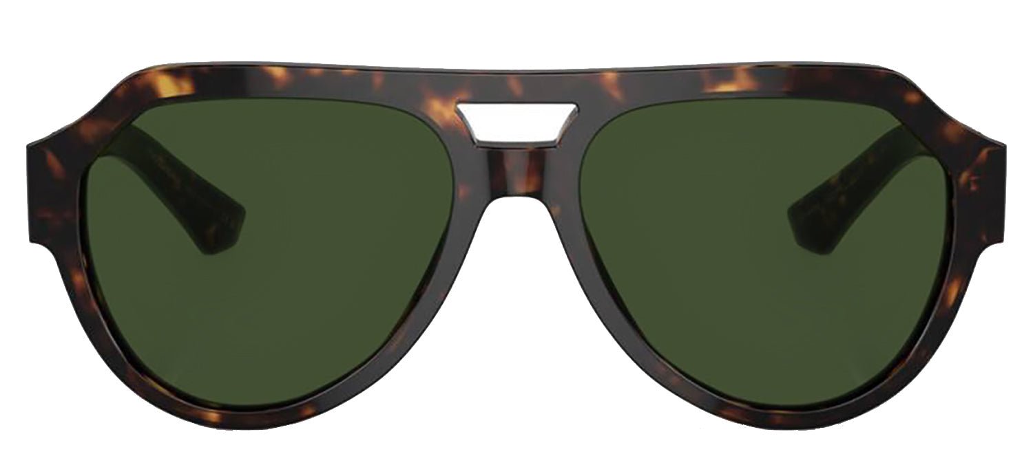 DOLCE & GABBANA DG 4466F 502/71 Square Havana Acetate