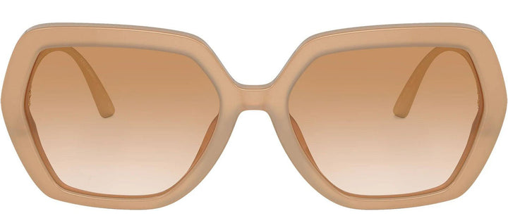 DOLCE & GABBANASunglasses - DOLCE & GABBANA DG 4468BF 34373B Irregular Opal Beige Acetate Sunglasses with Clear Gradient Light Brown Lens - DG_4468BF_34373B_58mm - Ask Me Wear
