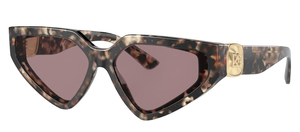 DOLCE & GABBANASunglasses - DOLCE & GABBANA DG 4469F 34387N Butterfly Havana Brown Pearl Acetate Sunglasses with Light Purple Brown Lens - DG_4469F_34387N_59mm - Ask Me Wear