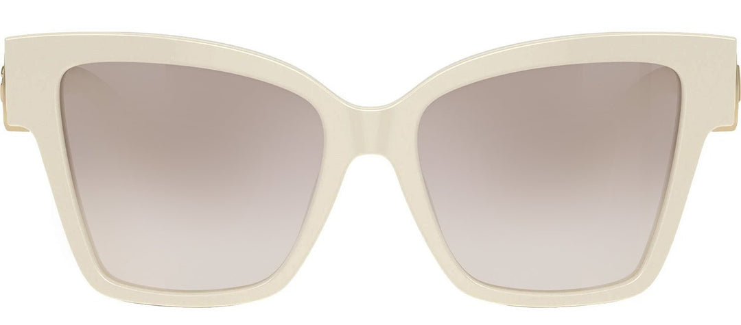 DOLCE & GABBANASunglasses - DOLCE & GABBANA DG 4470 331294 Square Cream Acetate Sunglasses with Clear Gradient Brown Mirror Silver Lens - DG_4470_331294_54mm - Ask Me Wear