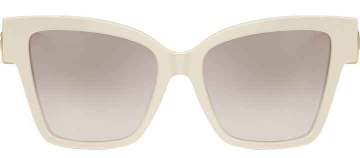 DOLCE & GABBANASunglasses - DOLCE & GABBANA DG 4470 331294 Square Cream Acetate Sunglasses with Clear Gradient Brown Mirror Silver Lens - DG_4470_331294_54mm - Ask Me Wear