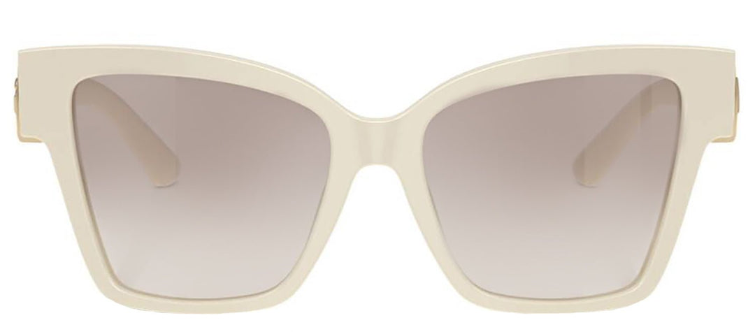 DOLCE & GABBANASunglasses - DOLCE & GABBANA DG 4470F 331294 Square Cream Acetate Sunglasses with Clear Gradient Brown Mirror Silver Lens - DG_4470F_331294_54mm - Ask Me Wear