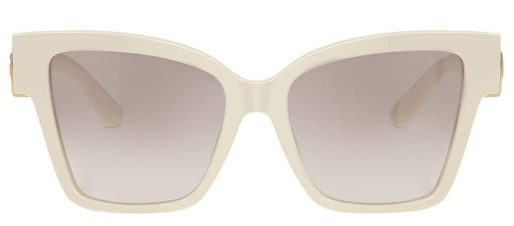 DOLCE & GABBANASunglasses - DOLCE & GABBANA DG 4470F 331294 Square Cream Acetate Sunglasses with Clear Gradient Brown Mirror Silver Lens - DG_4470F_331294_54mm - Ask Me Wear