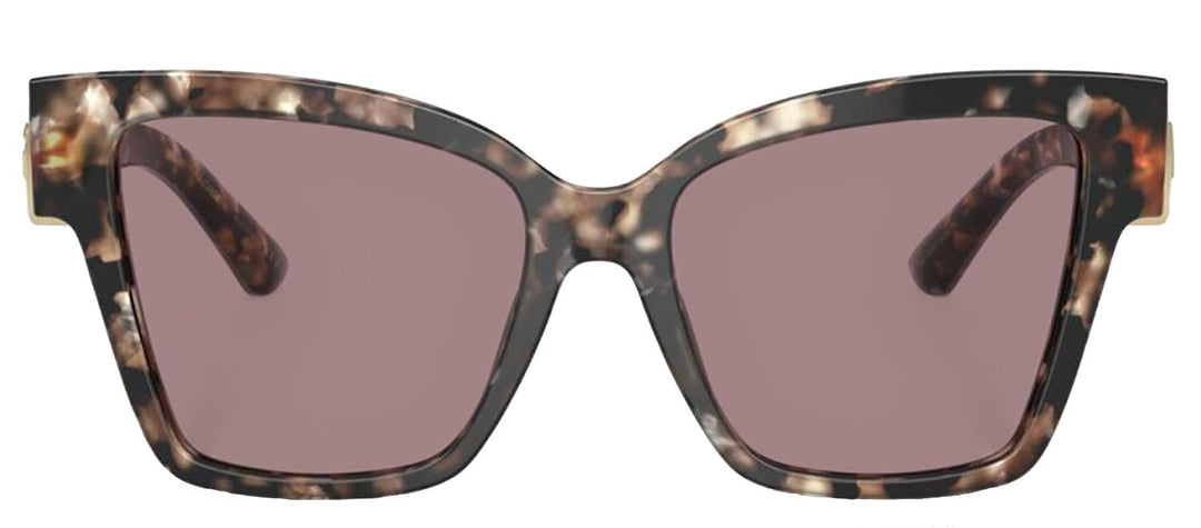 DOLCE & GABBANASunglasses - DOLCE & GABBANA DG 4470F 34387N Square Havana Brown Pearl Acetate Sunglasses with Light Purple Brown Lens - DG_4470F_34387N_54mm - Ask Me Wear