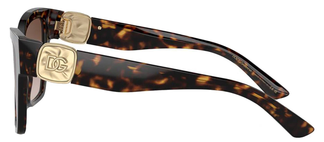 DOLCE & GABBANA Sample Sale DOLCE & GABBANA DG 4470F 502/13 Square Havana Acetate Sunglasses with Brown Gradient Lens - Apparel & Accessories > Clothing Accessories > Sunglasses Sunglasses | Designer outlet