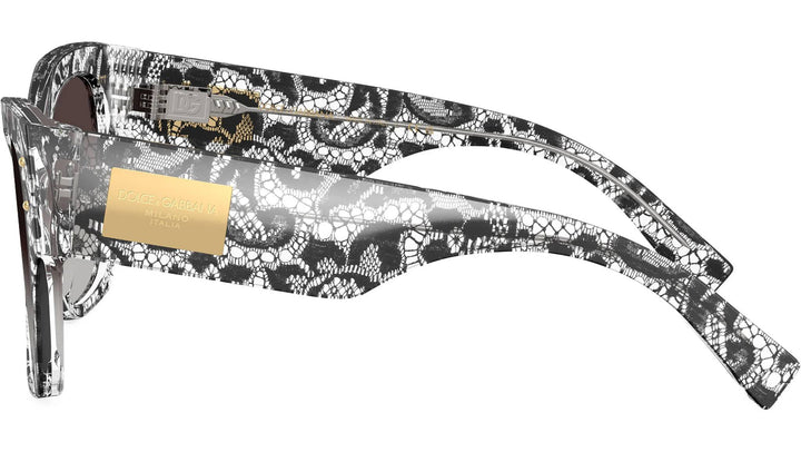 DOLCE & GABBANASunglasses - DOLCE & GABBANA DG 4478 32878G Cat Eye Black Lace Acetate Sunglasses with Grey Gradient Black Lens - DG_4478_32878G_53mm - Ask Me Wear