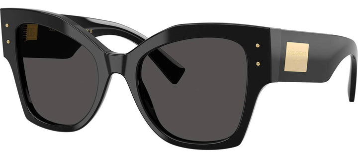 DOLCE & GABBANASunglasses - DOLCE & GABBANA DG 4478 501/87 Cat Eye Black Acetate Sunglasses with Dark Grey Lens - DG_4478_501/87_53mm - Ask Me Wear