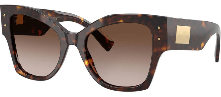 DOLCE & GABBANASunglasses - DOLCE & GABBANA DG 4478 502/13 Cat Eye Havana Acetate Sunglasses with Gradient Brown Lens - DG_4478_502/13_53mm - Ask Me Wear