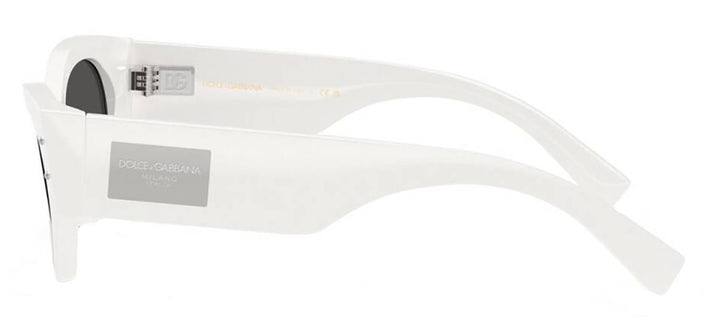 DOLCE & GABBANASunglasses - DOLCE & GABBANA DG 4480F 331287 Butterfly White Acetate Sunglasses with Dark Grey Lens - DG_4480F_331287_53mm - Ask Me Wear
