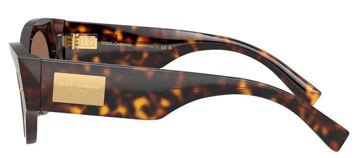 DOLCE & GABBANASunglasses - DOLCE & GABBANA DG 4480F 502/73 Butterfly Havana Acetate Sunglasses with Dark Brown Lens - DG_4480F_502/73_53mm - Ask Me Wear