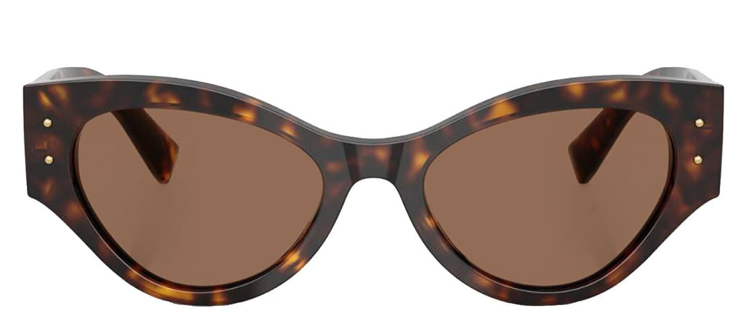 DOLCE & GABBANASunglasses - DOLCE & GABBANA DG 4480F 502/73 Butterfly Havana Acetate Sunglasses with Dark Brown Lens - DG_4480F_502/73_53mm - Ask Me Wear