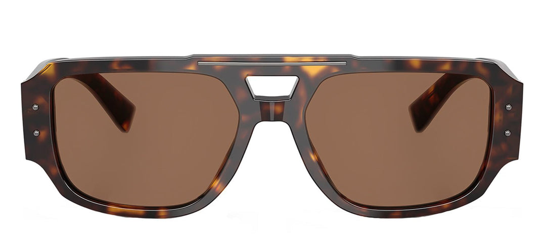 Dolce & GabbanaSunglasses - Dolce & Gabbana DG 4482 502/73 Pilot Plastic Havana Sunglasses with Brown Lens - DG_4482_502/73_57mm - Ask Me Wear