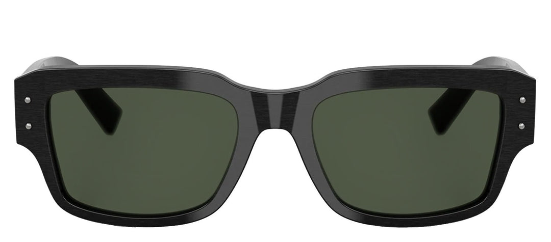 DOLCE & GABBANA Sample Sale DOLCE & GABBANA DG 4483 28209A Square Brushed Black Acetate Sunglasses with Dark Green Polar Lens - Apparel & Accessories > Clothing Accessories > Sunglasses Sunglasses | Designer outlet