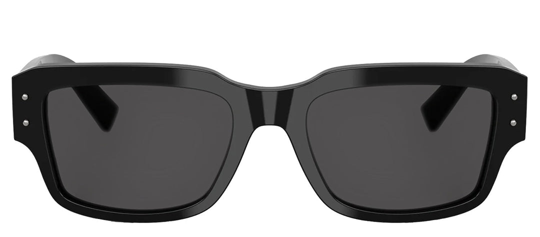 DOLCE & GABBANASunglasses - DOLCE & GABBANA DG 4483 501/87 Square Black Acetate Sunglasses with Dark Grey Lens - DG_4483_501/87_54mm - Ask Me Wear