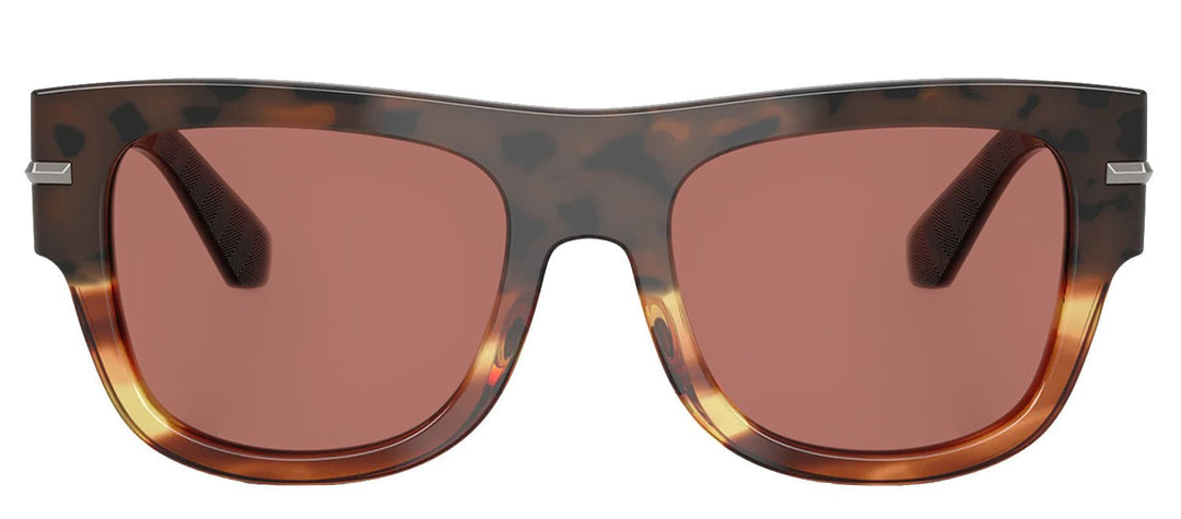 DOLCE & GABBANASunglasses - DOLCE & GABBANA DG 4484 3438M6 Square Havana Warm Brown Acetate Sunglasses with Bordeaux Lens - DG_4484_3438M6_54mm - Ask Me Wear