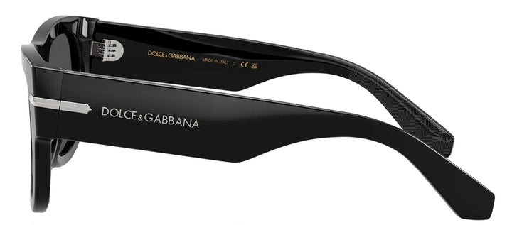 DOLCE & GABBANASunglasses - DOLCE & GABBANA DG 4484 501/87 Square Black Acetate Sunglasses with Dark Grey Lens - DG_4484_501/87_54mm - Ask Me Wear