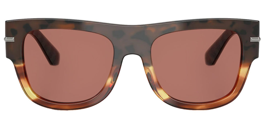 DOLCE & GABBANASunglasses - DOLCE & GABBANA DG 4484F 3438M6 Square Havana Warm Brown Acetate Sunglasses with Bordeaux Lens - DG_4484F_3438M6_54mm - Ask Me Wear
