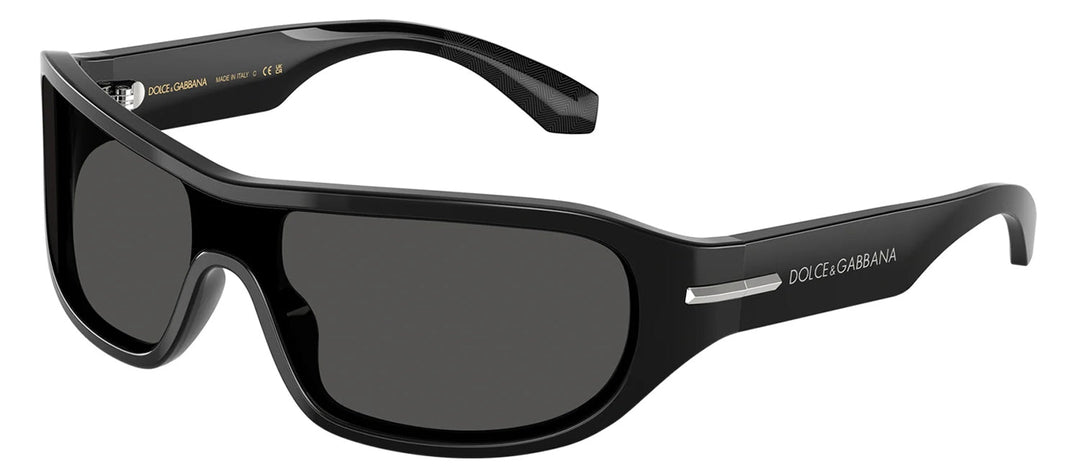 DOLCE & GABBANA Sample Sale DOLCE & GABBANA DG 4486 501/87 Rectangle Black Acetate Sunglasses with Dark Grey Lens - Apparel & Accessories > Clothing Accessories > Sunglasses Sunglasses | Designer outlet