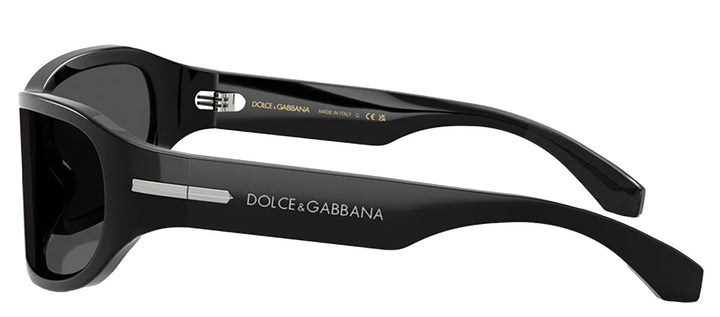 DOLCE & GABBANA Sample Sale DOLCE & GABBANA DG 4486 501/87 Rectangle Black Acetate Sunglasses with Dark Grey Lens - Apparel & Accessories > Clothing Accessories > Sunglasses Sunglasses | Designer outlet