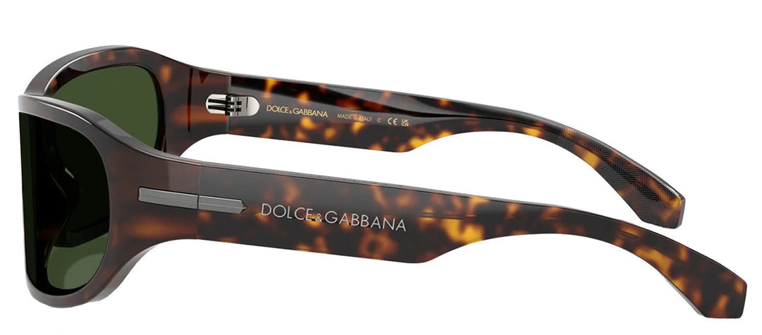 DOLCE & GABBANA Sample Sale DOLCE & GABBANA DG 4486 502/71 Rectangle Havana Acetate Sunglasses with Dark Green Lens - Apparel & Accessories > Clothing Accessories > Sunglasses Sunglasses | Designer outlet