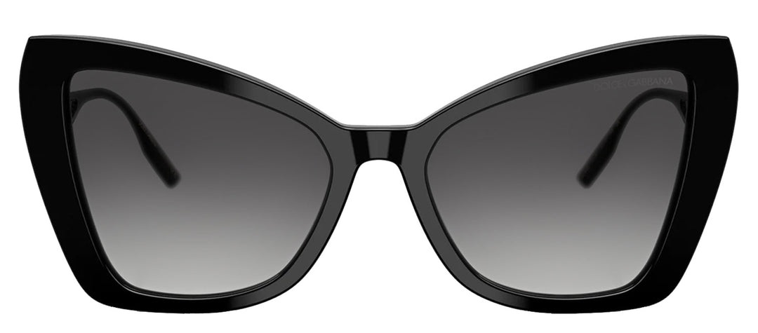 DOLCE & GABBANASunglasses - DOLCE & GABBANA DG 4489 501/8G Cat Eye Black Acetate Sunglasses with Grey Gradient Lens - DG_4489_501/8G_55mm - Ask Me Wear