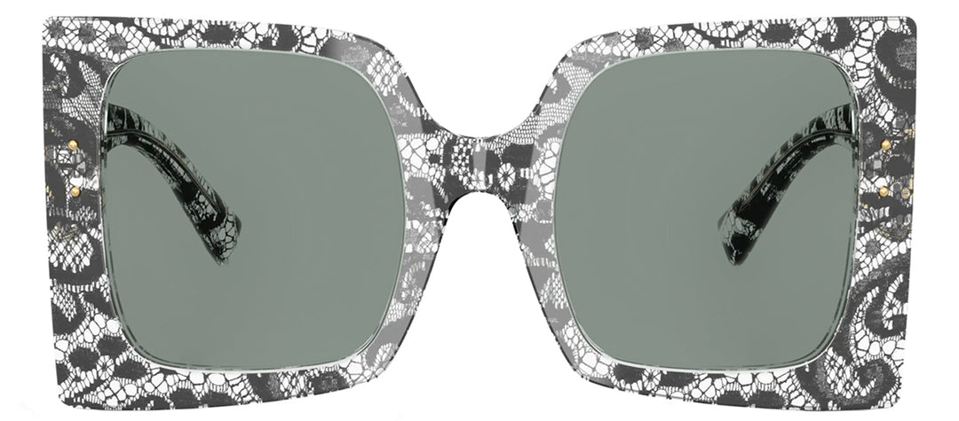 DOLCE & GABBANASunglasses - DOLCE & GABBANA DG 4490 3287/1 Square Black Lace Acetate Sunglasses with Grey Lens - DG_4490_3287/1_53mm - Ask Me Wear