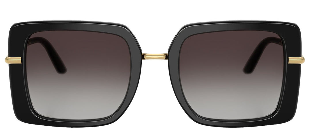 DOLCE & GABBANA Sample Sale DOLCE & GABBANA DG 4491 32998G Square Top Black On Leo Acetate Sunglasses with Grey Gradient Lens - Apparel & Accessories > Clothing Accessories > Sunglasses Sunglasses | Designer outlet