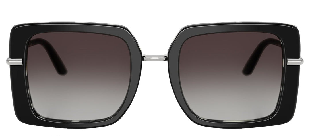 DOLCE & GABBANA Sample Sale DOLCE & GABBANA DG 4491 33728G Square Top Black On Zebra Acetate Sunglasses with Grey Gradient Lens - Apparel & Accessories > Clothing Accessories > Sunglasses Sunglasses | Designer outlet