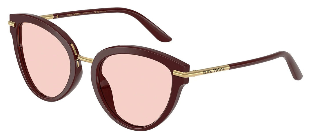 DOLCE & GABBANASunglasses - DOLCE & GABBANA DG 4492 3091P5 Butterfly Bordeaux Acetate Sunglasses with Photo Pink To Dark Purple Lens - DG_4492_3091P5_55mm - Ask Me Wear