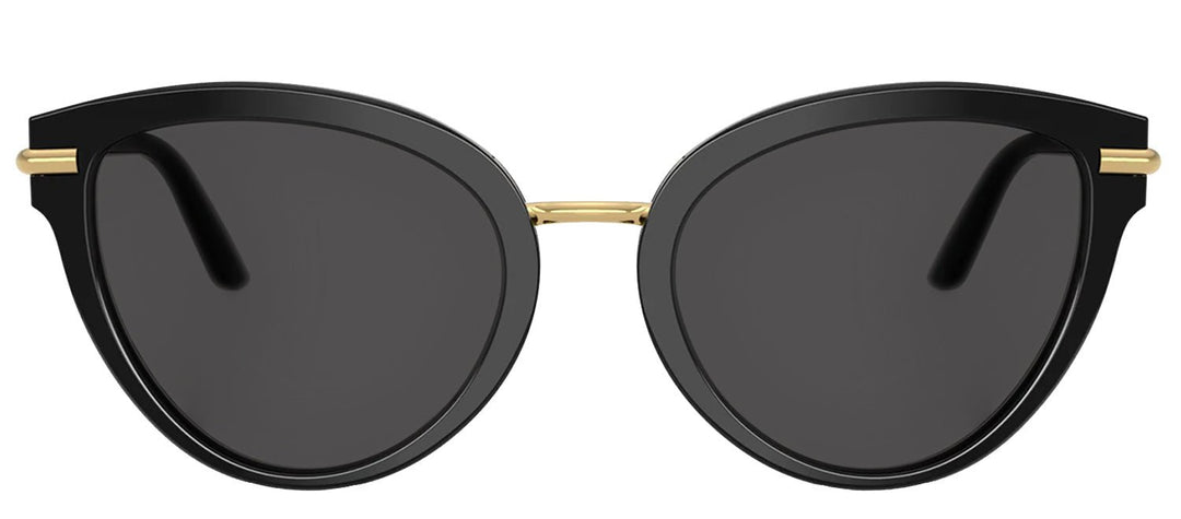 DOLCE & GABBANASunglasses - DOLCE & GABBANA DG 4492 32998G Butterfly Top Black On Leo Acetate Sunglasses with Dark Grey Lens - DG_4492_32998G_55mm - Ask Me Wear