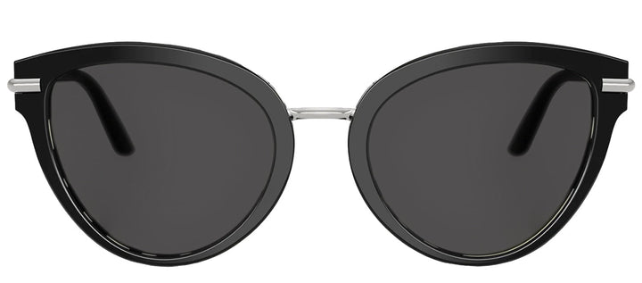 DOLCE & GABBANASunglasses - DOLCE & GABBANA DG 4492 33728G Butterfly Top Black On Zebra Acetate Sunglasses with Dark Grey Lens - DG_4492_33728G_55mm - Ask Me Wear