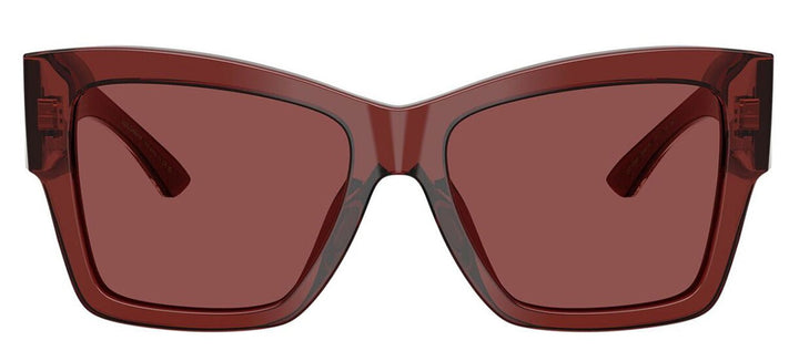 DOLCE & GABBANA Sample Sale DOLCE & GABBANA DG 4493 304575 Square Transparent Bordeaux Acetate Sunglasses with Dark Violet Lens - Apparel & Accessories > Clothing Accessories > Sunglasses Sunglasses | Designer outlet