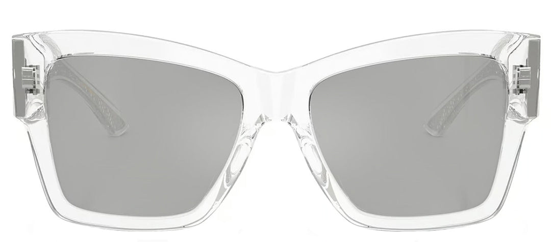 DOLCE & GABBANASunglasses - DOLCE & GABBANA DG 4493 31338V Square Crystal Acetate Sunglasses with Clear Mirror Silver Lens - DG_4493_31338V_55mm - Ask Me Wear