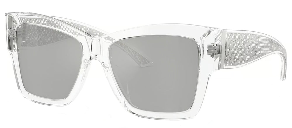 DOLCE & GABBANASunglasses - DOLCE & GABBANA DG 4493 31338V Square Crystal Acetate Sunglasses with Clear Mirror Silver Lens - DG_4493_31338V_55mm - Ask Me Wear