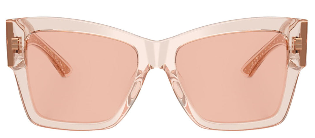 DOLCE & GABBANASunglasses - DOLCE & GABBANA DG 4493 314884 Square Transparent Rose Acetate Sunglasses with Dark Pink Lens - DG_4493_314884_55mm - Ask Me Wear