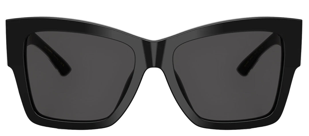 DOLCE & GABBANASunglasses - DOLCE & GABBANA DG 4493 501/87 Square Black Acetate Sunglasses with Dark Grey Lens - DG_4493_501/87_55mm - Ask Me Wear
