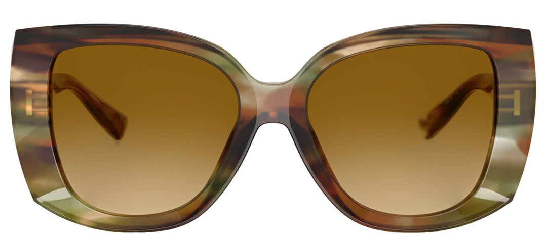DOLCE & GABBANASunglasses - DOLCE & GABBANA DG 4495 34462L Square Striped Ochre Acetate Sunglasses with Light Yellow Gradient Light Brown Lens - DG_4495_34462L_56mm - Ask Me Wear