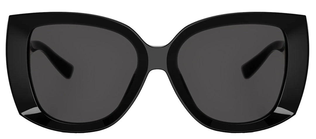 DOLCE & GABBANASunglasses - DOLCE & GABBANA DG 4495 501/87 Square Black Acetate Sunglasses with Dark Grey Lens - DG_4495_501/87_56mm - Ask Me Wear