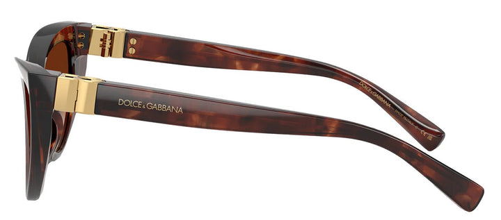 DOLCE & GABBANASunglasses - DOLCE & GABBANA DG 4497 322274 Cat Eye Dark Red Havana Acetate Sunglasses with Brown Gradient Lens - DG_4497_322274_52mm - Ask Me Wear