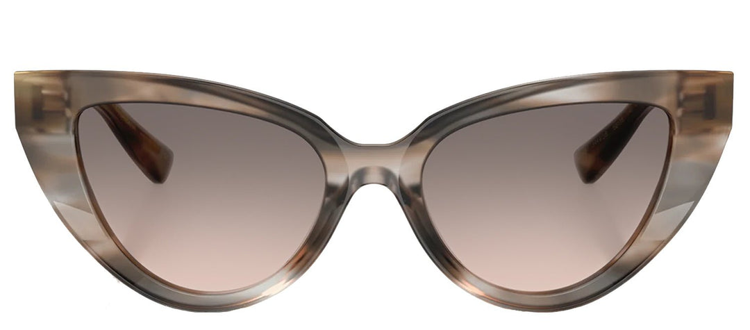 DOLCE & GABBANASunglasses - DOLCE & GABBANA DG 4497 34493B Cat Eye Striped Grey Acetate Sunglasses with Pink Gradient Grey Lens - DG_4497_34493B_52mm - Ask Me Wear