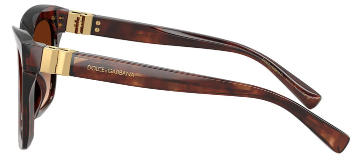 DOLCE & GABBANA Sample Sale DOLCE & GABBANA DG 4498 322274 Square Dark Red Havana Acetate Sunglasses with Brown Gradient Lens - Apparel & Accessories > Clothing Accessories > Sunglasses Sunglasses | Designer outlet