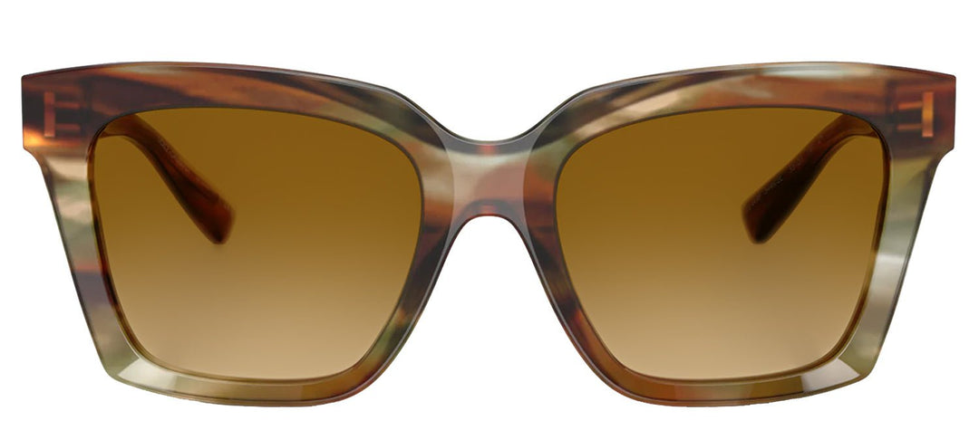 DOLCE & GABBANASunglasses - DOLCE & GABBANA DG 4498 34462L Square Striped Ochre Acetate Sunglasses with Light Yellow Gradient Light Brown Lens - DG_4498_34462L_55mm - Ask Me Wear