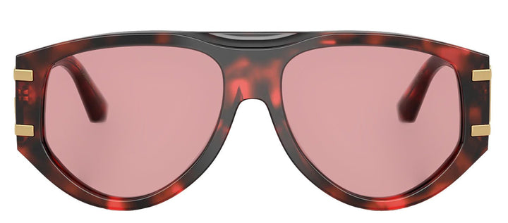 DOLCE & GABBANASunglasses - DOLCE & GABBANA DG 4499 335884 Pilot Red Havana Acetate Sunglasses with Light Violet Lens - DG_4499_335884_57mm - Ask Me Wear