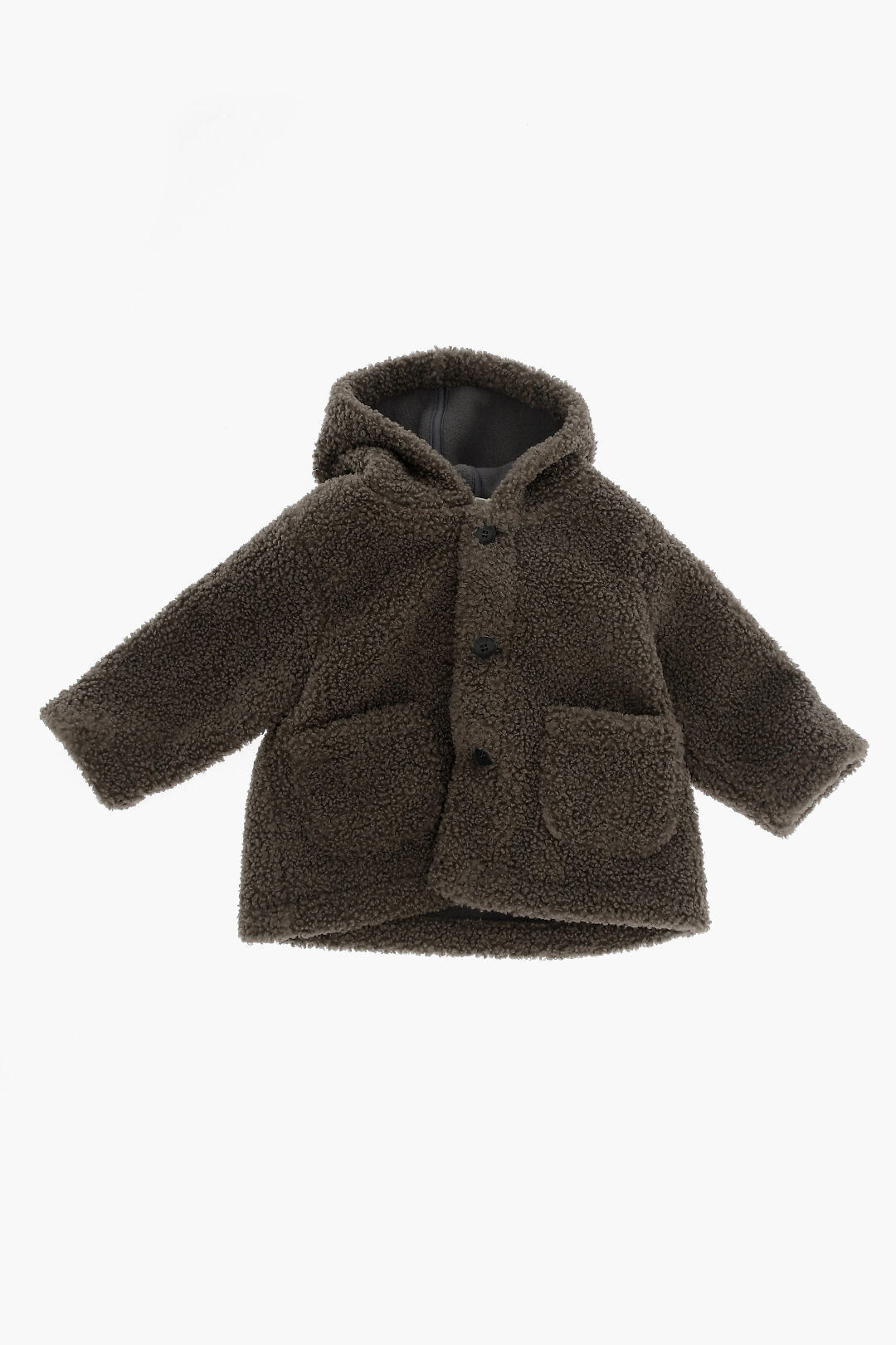 Other - Douuod Solid Color Sherpa Coat with Hood - 8056715908904 - Ask Me Wear