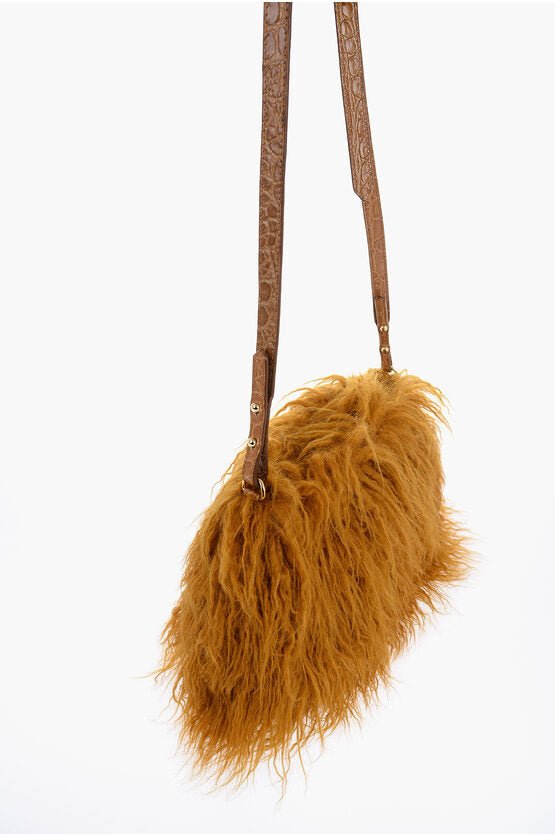 Bags - Dries Van Noten Faux fur Bag with Zipped Closure - 870457589720 - Ask Me Wear