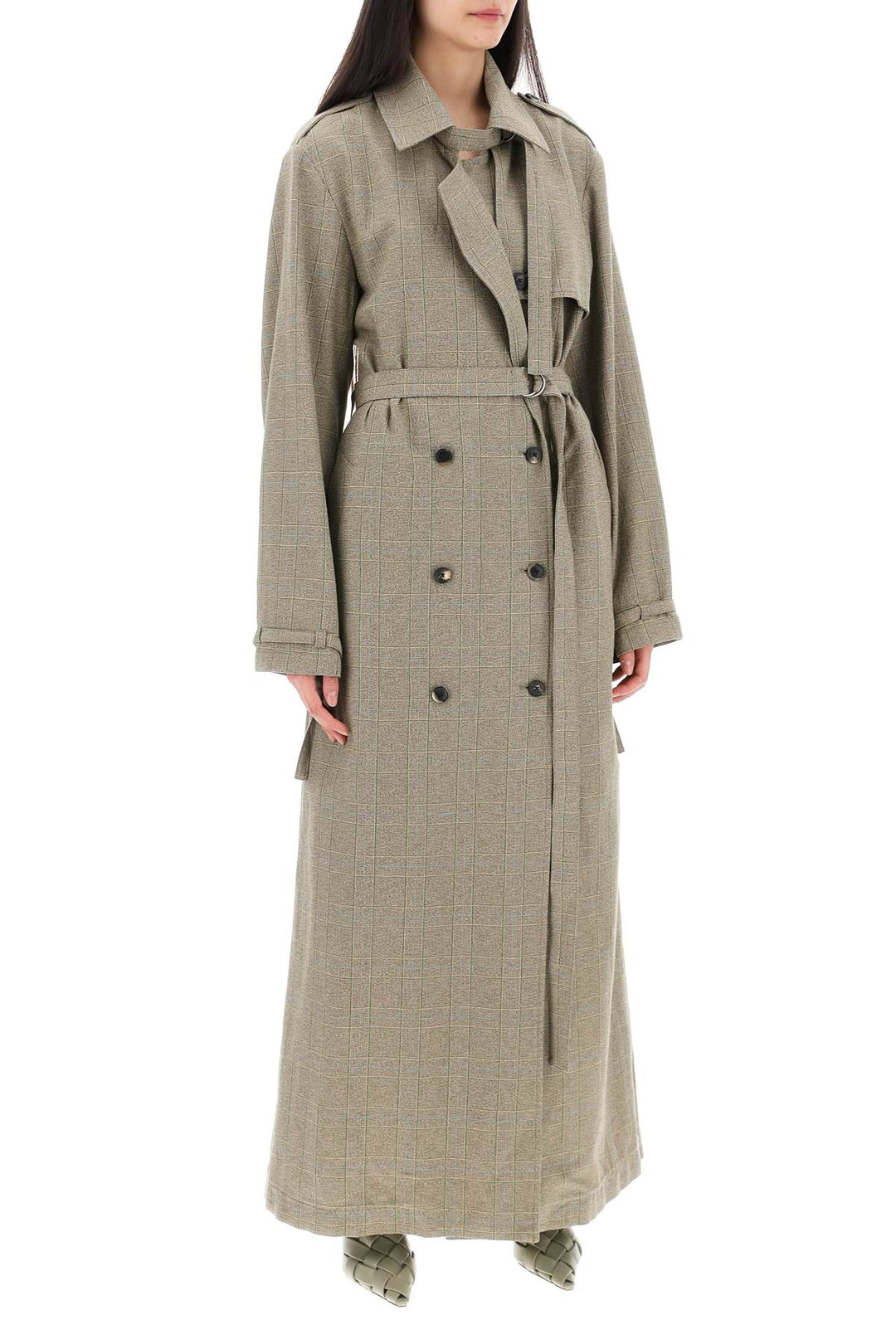 Clothing - Dries Van Noten Renwick Trench In Prince Of Wales - 241488DCA000001 - 976 - 38 - Ask Me Wear