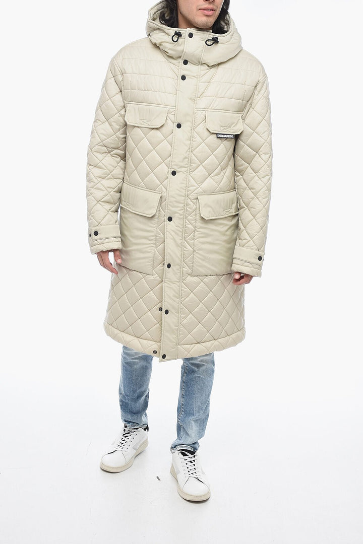 Other - Dsquared2 Quilted Multipocket Parka with Hood - 8054148003814 - Ask Me Wear