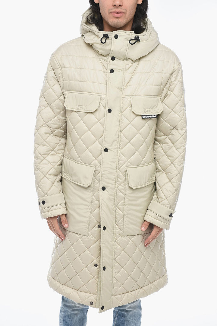 Other - Dsquared2 Quilted Multipocket Parka with Hood - 8054148003814 - Ask Me Wear