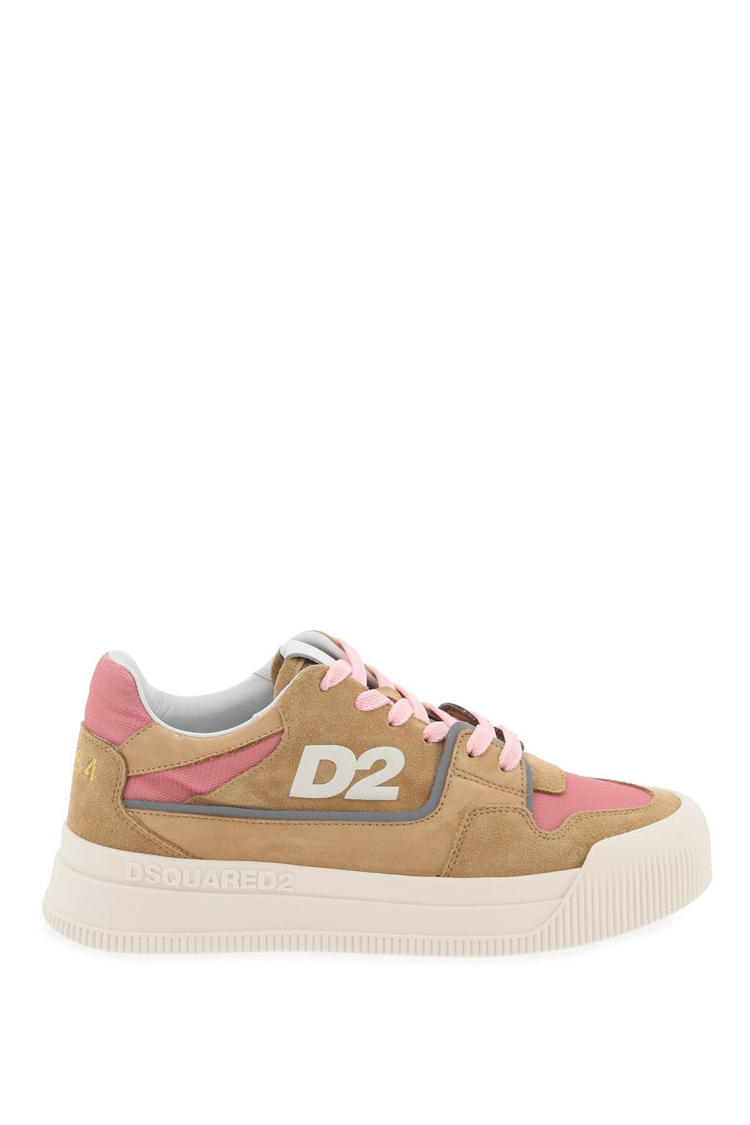 Shoes - Dsquared2 Suede New Jersey Sneakers In Leather - 241431NSN000001 - M2898 - 36 - Ask Me Wear