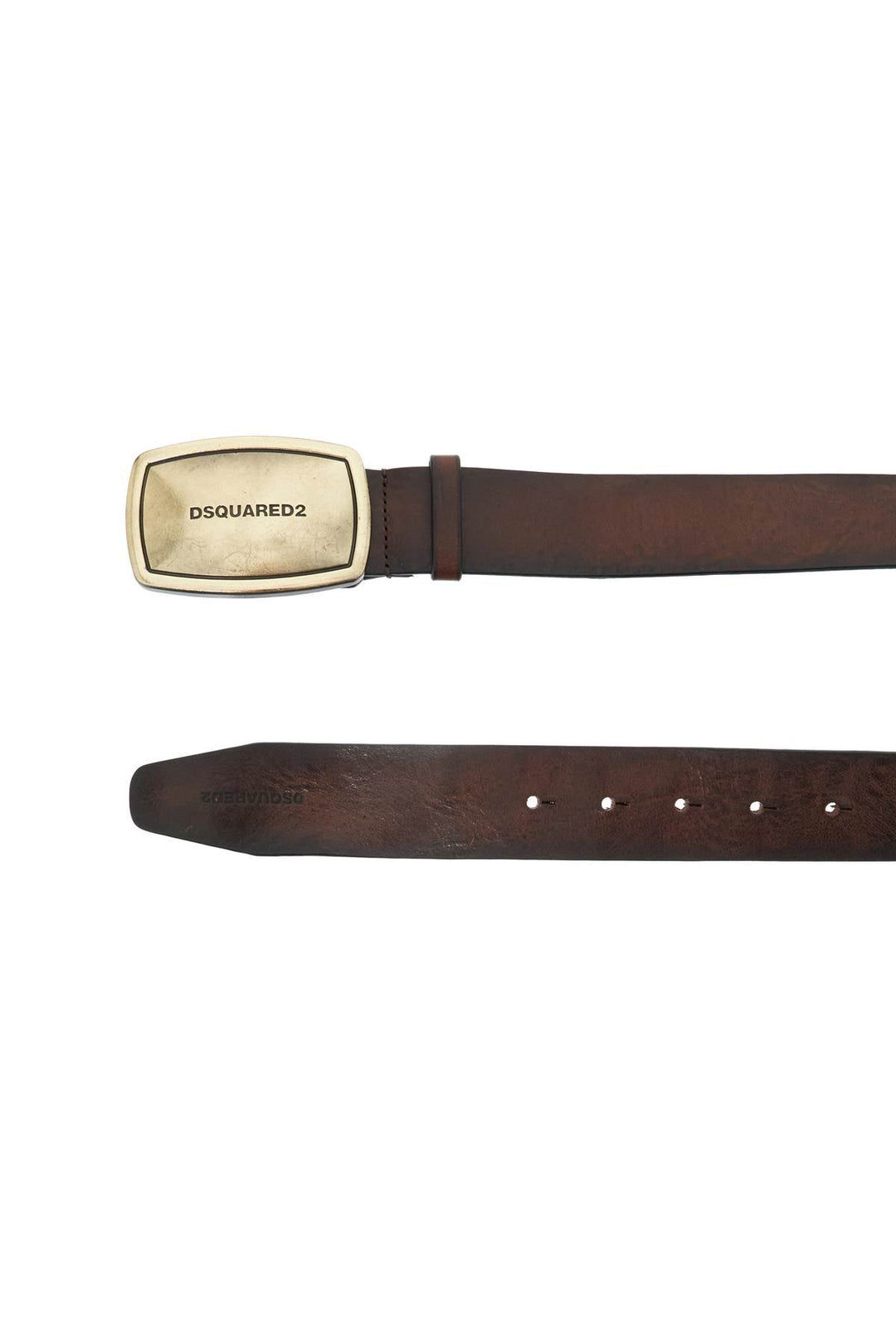 Belts - Dsquared2 "vintage Belt With Buckle - 242431FCR000001 - M1168 - 100 - Ask Me Wear